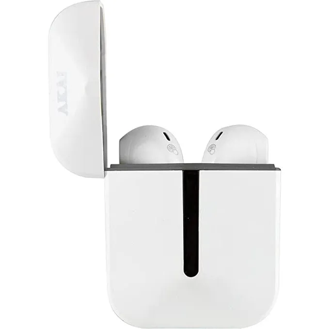 Akai In-Ear True Wireless Stereo Bluetooth Earbuds - White & Slate Grey | A61058SLT