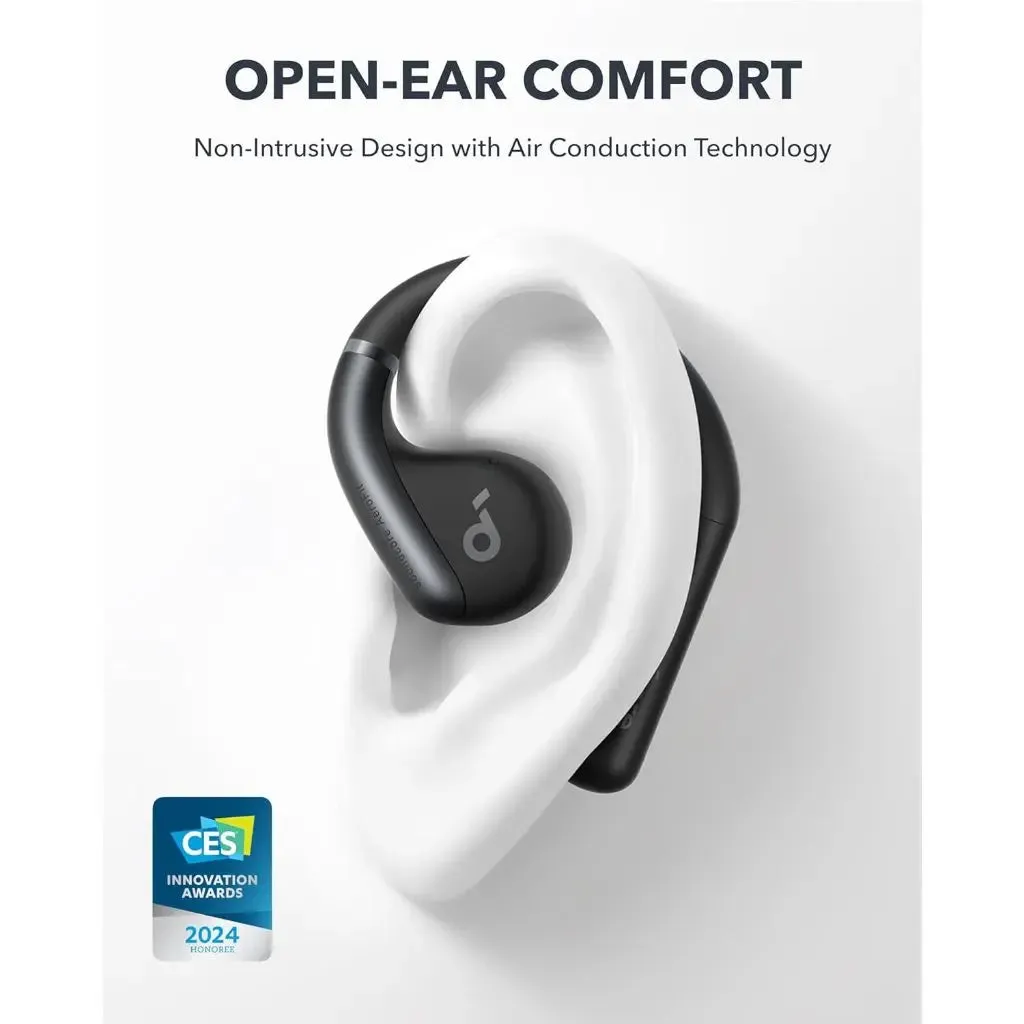 Anker AeroFit Open-Ear Wireless Earphones Bluetooth Earbuds A3872