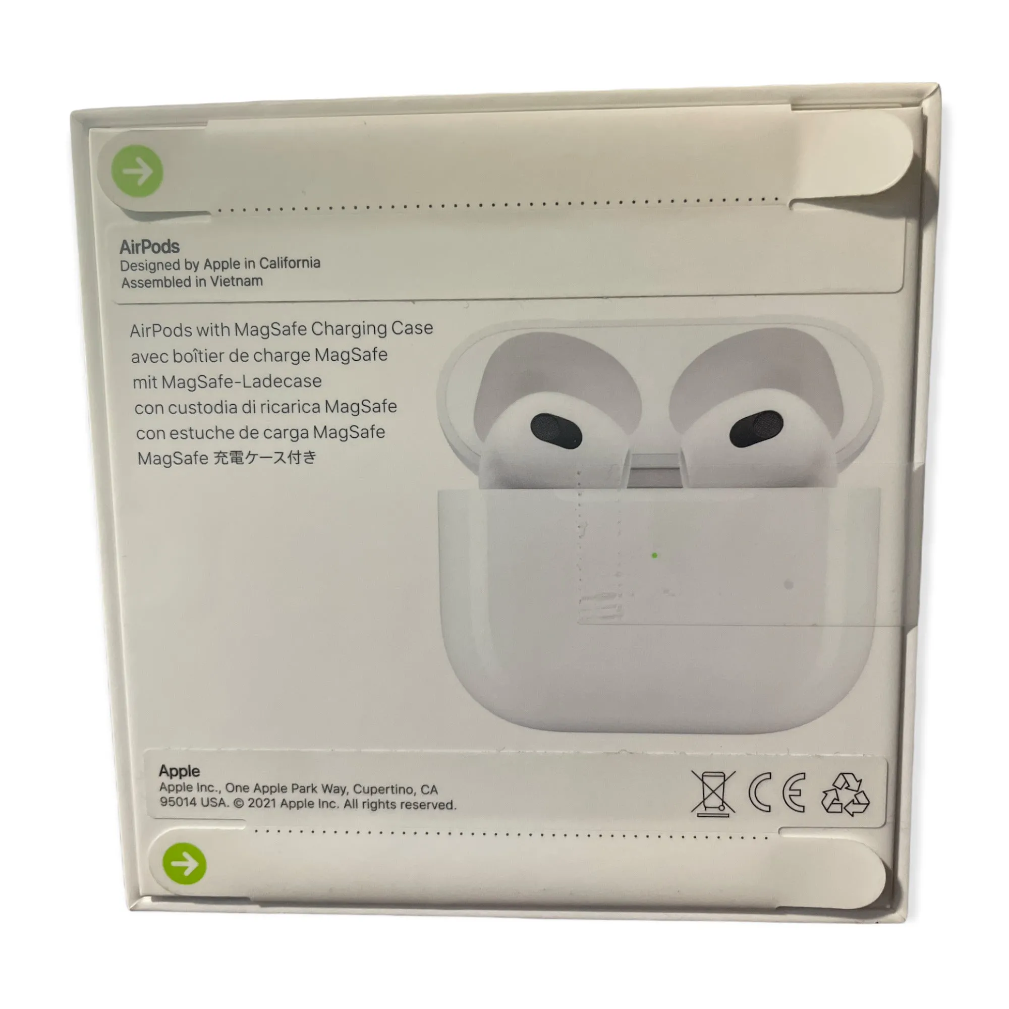 Apple AirPods 3rd Generation with Magsafe Charging Case (Latest Model)