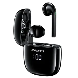 Awei Wireless Bluetooth Earbuds & Charing Case with Led Display