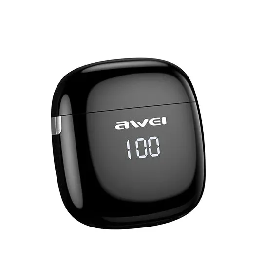 Awei Wireless Bluetooth Earbuds & Charing Case with Led Display