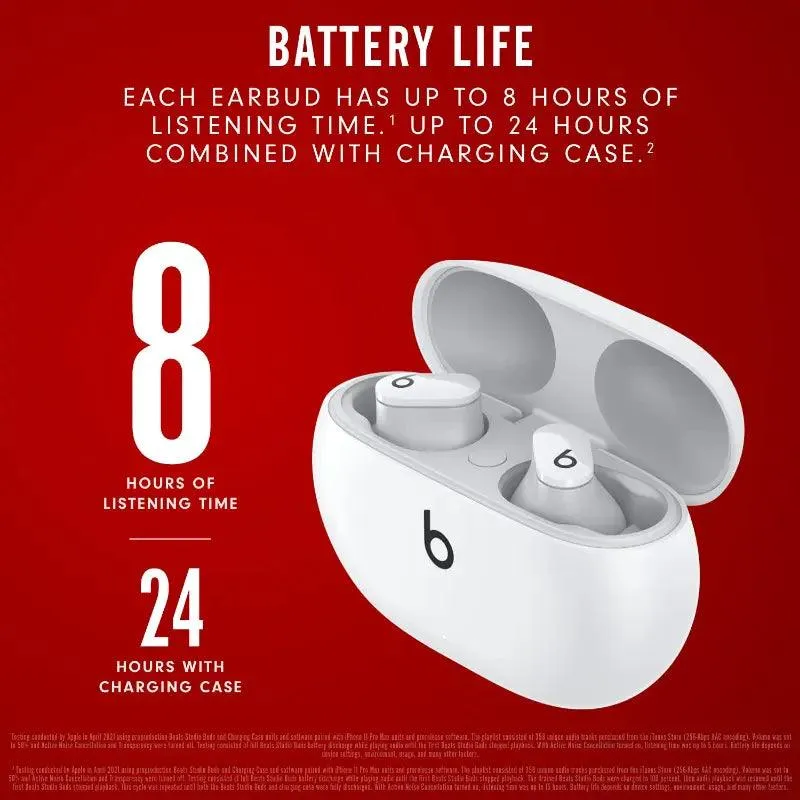 Beats Studio Buds True Wireless Earphones White