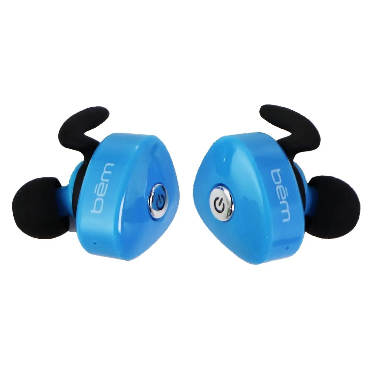 Bem True Wireless Earbuds with Optional Neck Strap - Blue