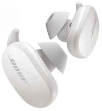 Bose QuietComfort Noise Cancelling Earbuds - True Wireless Bluetooth Earphones White (831262-0020)