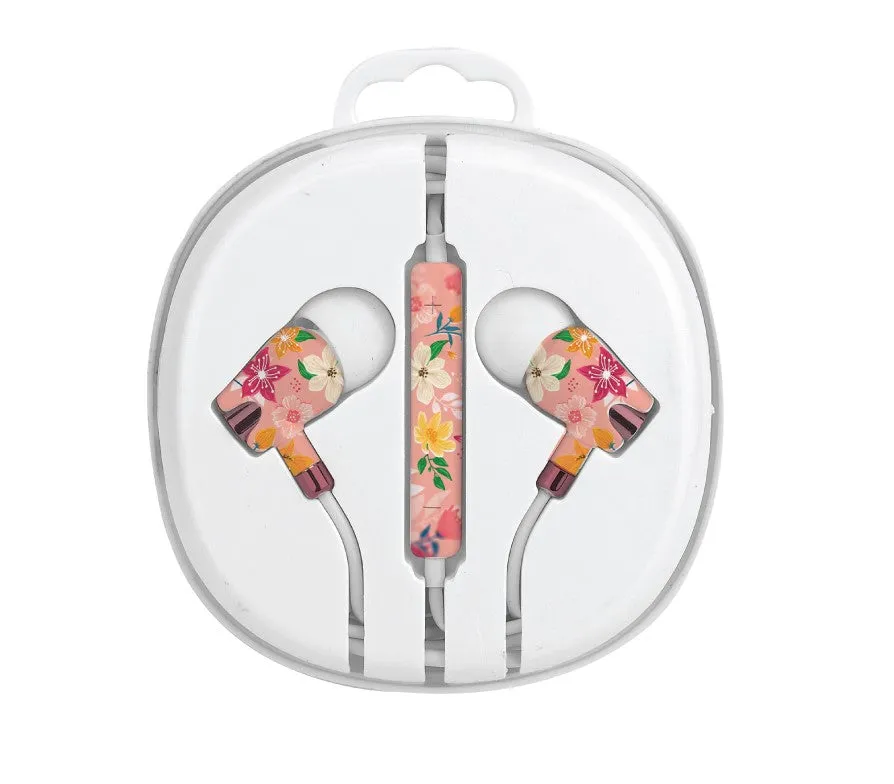 Delia's Printed Wired Earbuds