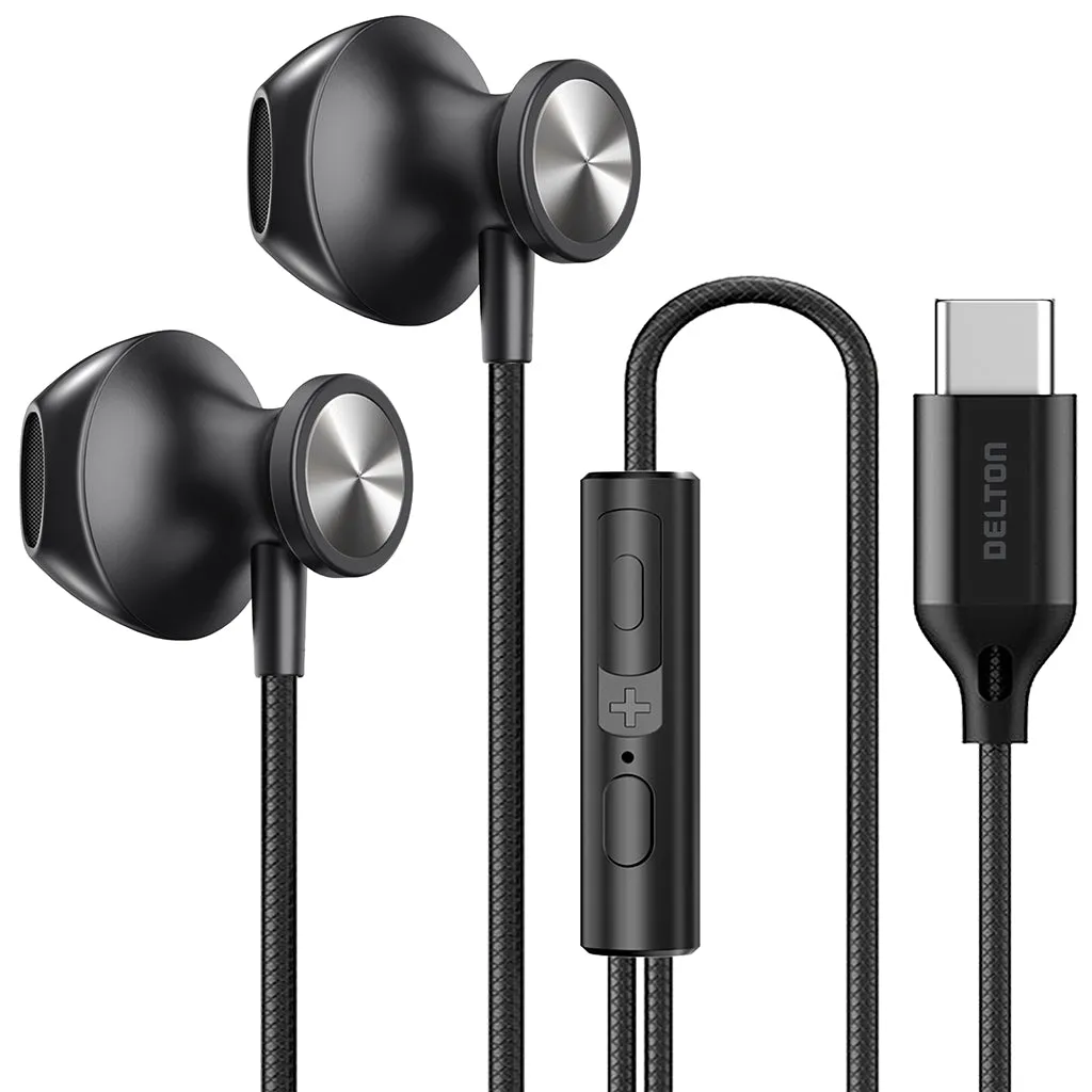 Delton 15E Stereo Earbuds USB-C