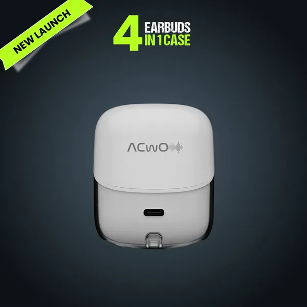 DwOTS Fire ANC - India's First 4 Earbuds In 1 Case With ANC Up To 32dB