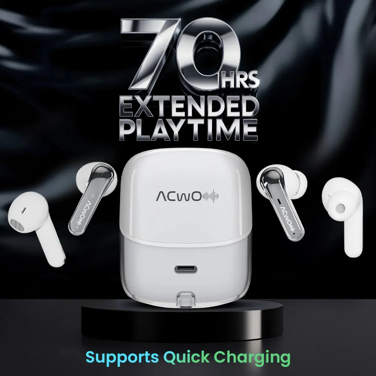 DwOTS Fire ANC - India's First 4 Earbuds In 1 Case With ANC Up To 32dB