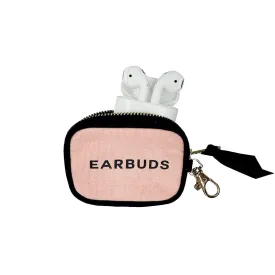 Earbuds/Airpods Case with Clasp, Pink/Blush