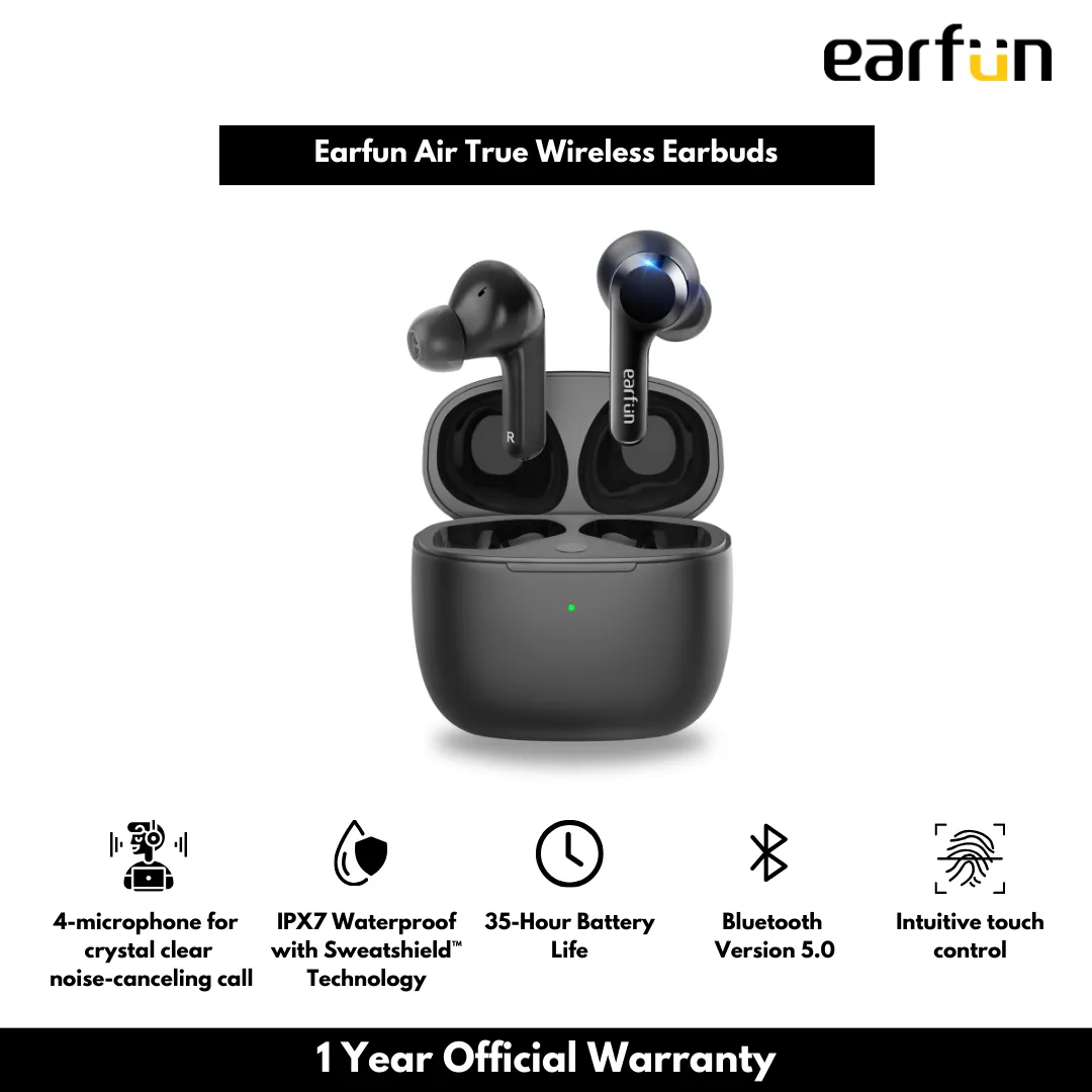 Earfun TW200B/ 200S/ 200 Air Bluetooth V5.0 True Wireless Earbuds