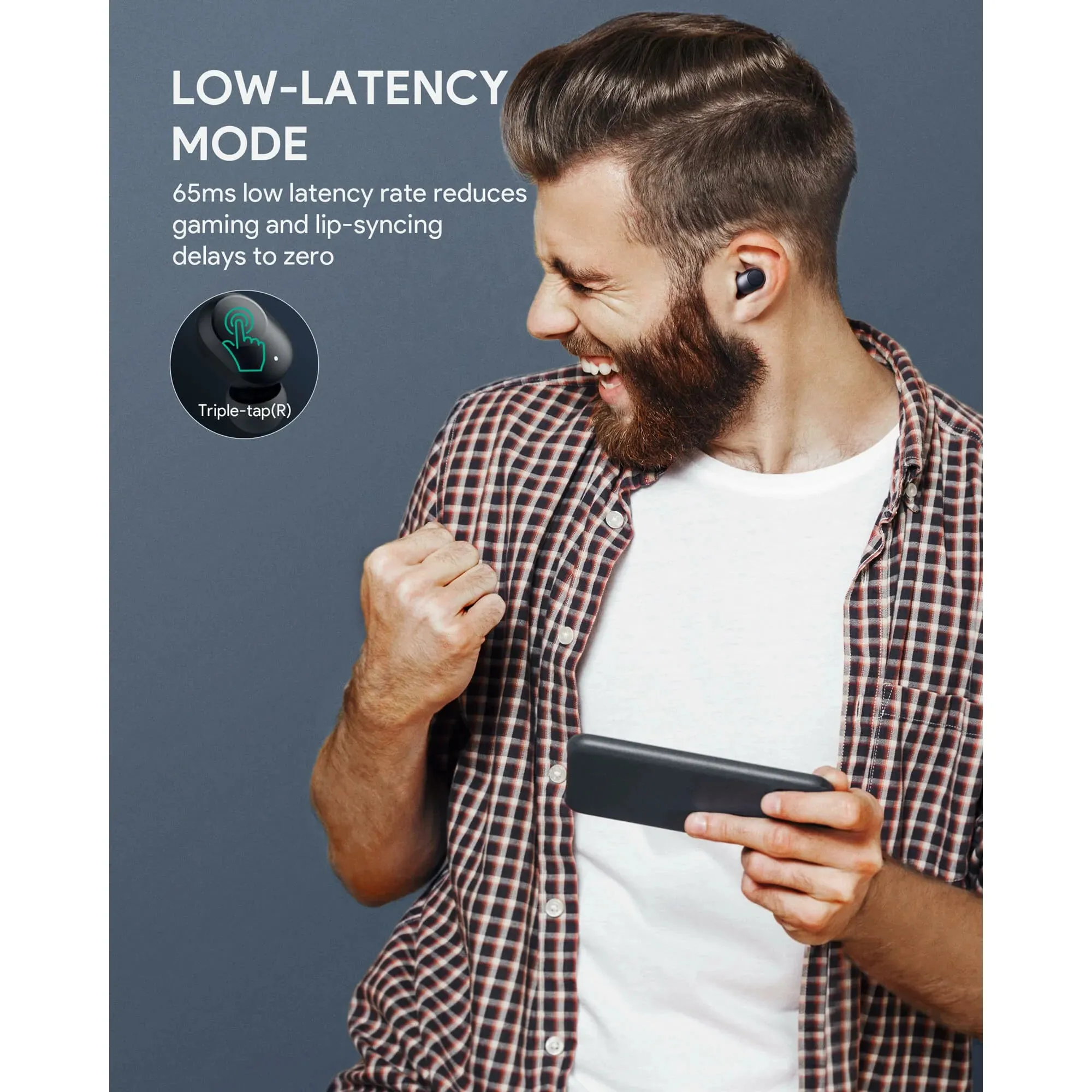 EP-T31 Wireless Charging Earbuds Elevation in-ear Detection