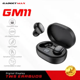 GADGET MAX GM11 TRUE WIRELESS BLUETOOTH HEADSET (V5.1), Wireless Bluetooth Earbuds, TWS Earbuds , Wirless Earbuds