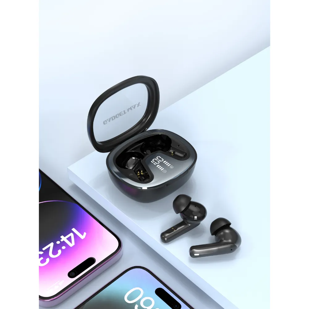 GADGET MAX GM29 Melo Series Bluetooth True Wireless TWS Earbuds (Dual-Mic ENC) - Black