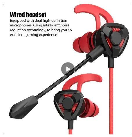 Gaming Wired Earbuds Headset