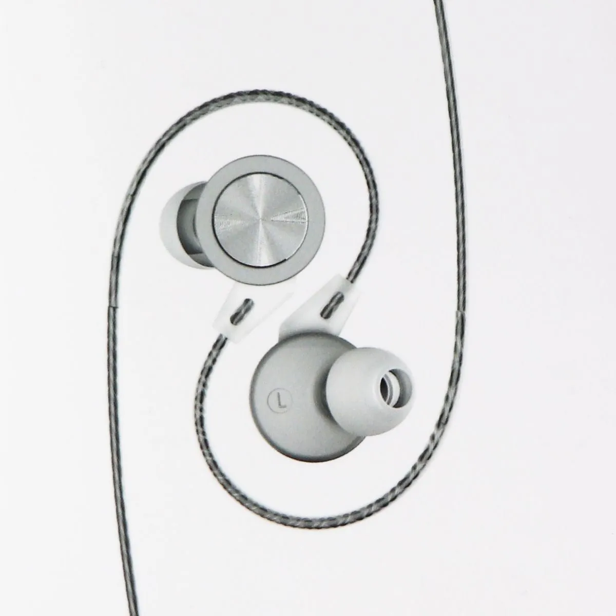 Hottips Elite Wired 3.5mm Hi-Fi Stereo EarBuds with In-line Remote/Mic - Silver