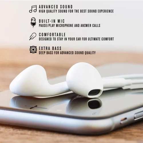 iHip Wired  Tangle-Free Earphones