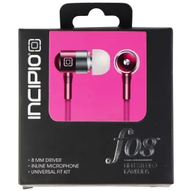 Incipio F08 Series Hi-Fi Stereo Earbuds with 3.5mm Plug - Pink