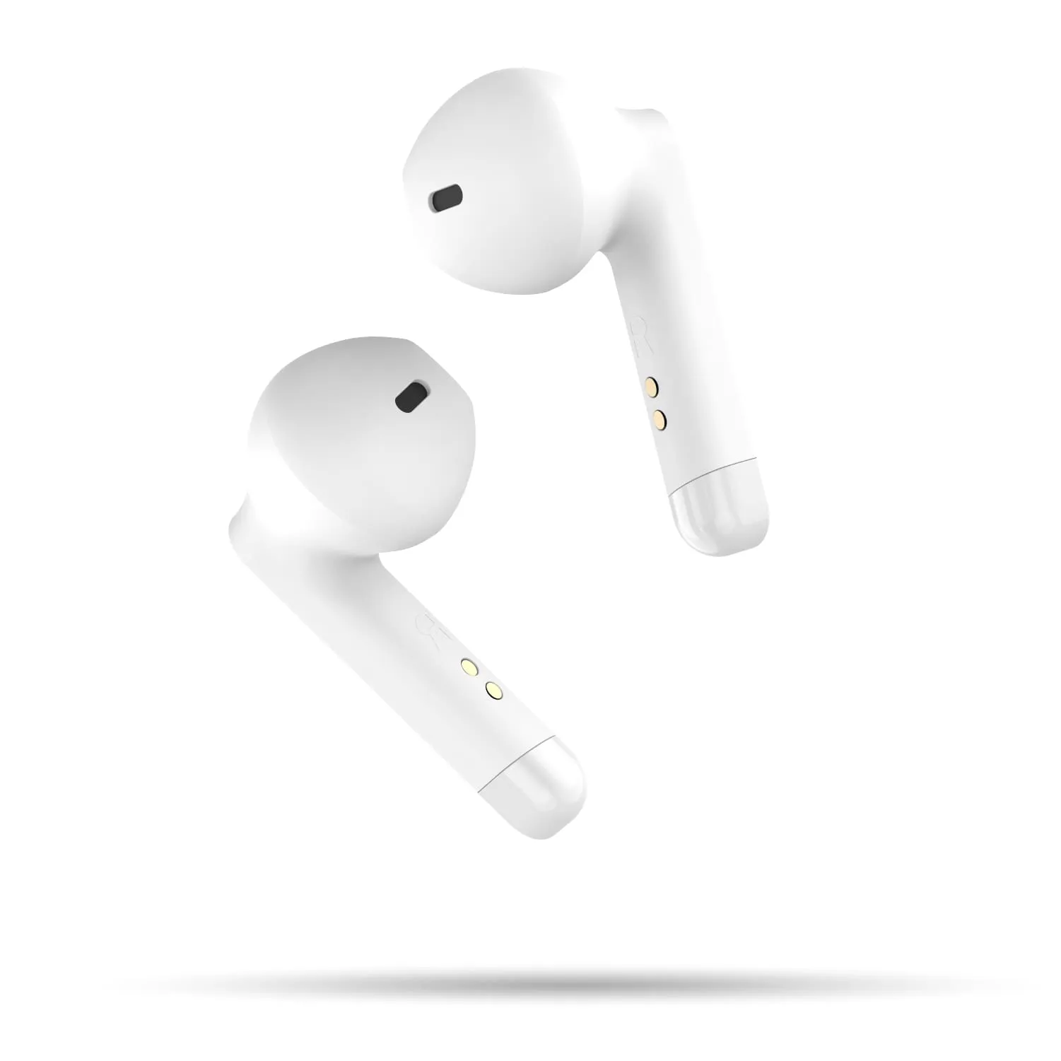 iTouch Amp Plus Earbuds: White/Silver