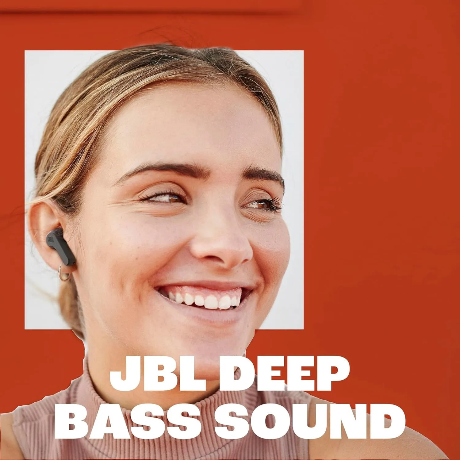 JBL Vibe Beam - True Wireless  Deep Bass Sound Earbuds, Bluetooth 5.2, Water & Dust Resistant, Hands-Free Call with Voiceaware, up to 32 Hours of Battery Life (Black)