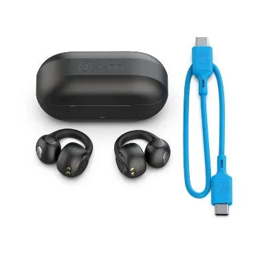 JLab Flex True Wireless Bluetooth Open-Ear Earbuds - Black