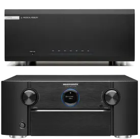 Marantz AV7706 11.2 Channel AV Surround Pre-Amplifier and Musical Fidelity M6X 250.7 7 Channel Power Amplifier Bundle