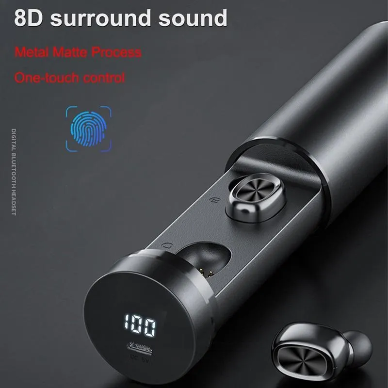 Ninja Dragons T8 True Wireless Bluetooth 5.0 Earbuds