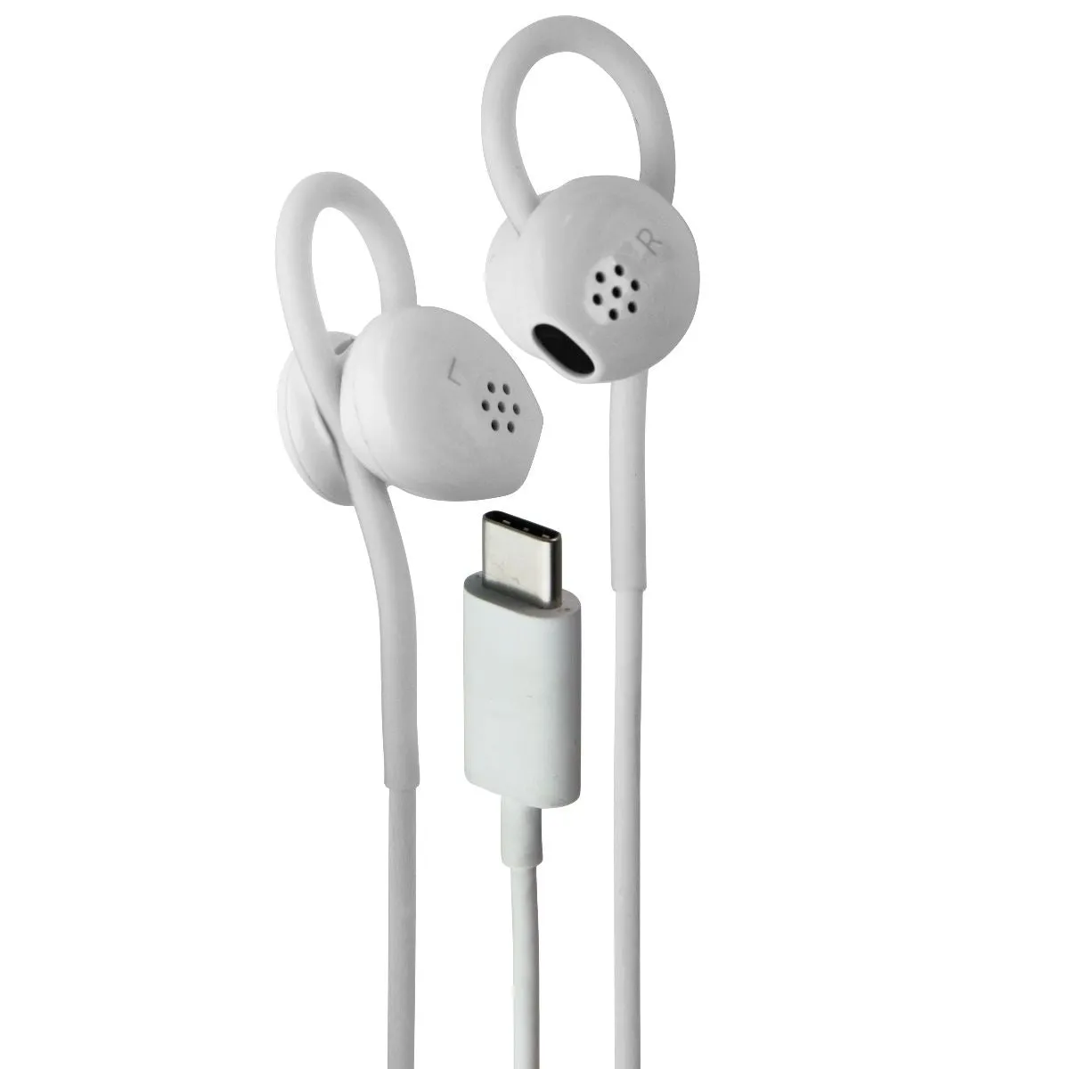 Official Google Pixel USB-C Earbuds with Remote and Microphone - White (G019A)