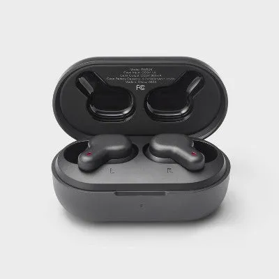 Open Box - Active Noise Canceling True Wireless Bluetooth Earbuds - heyday Black