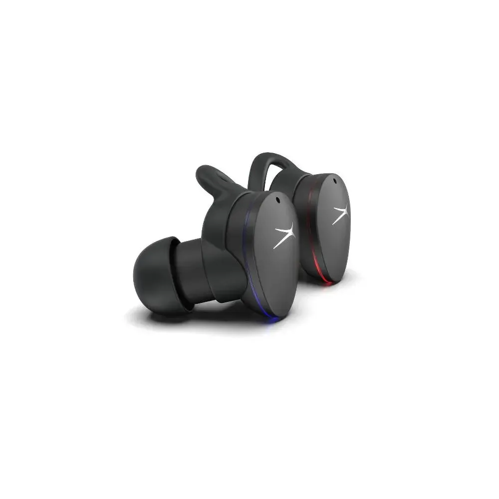 Open Box - Altec Lansing NanoBuds Sport True Wireless Bluetooth Earbuds - Gray