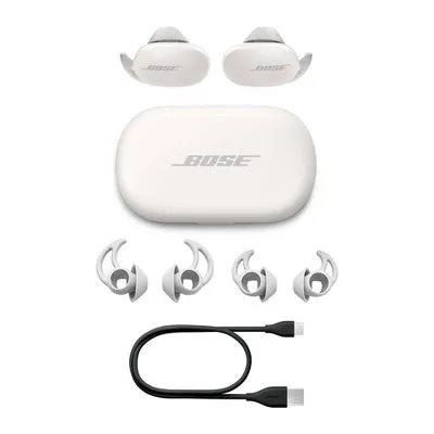 Open Box - Bose QuietComfort Noise Cancelling True Wireless Earbuds - White