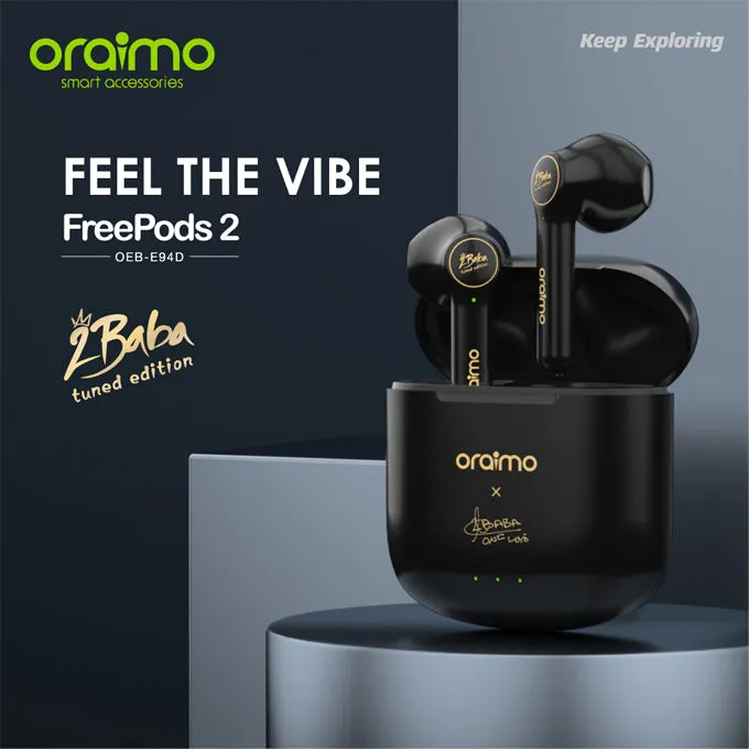 oraimo FreePods 2 2Baba-Version TWS True Wireless Stereo Earbuds