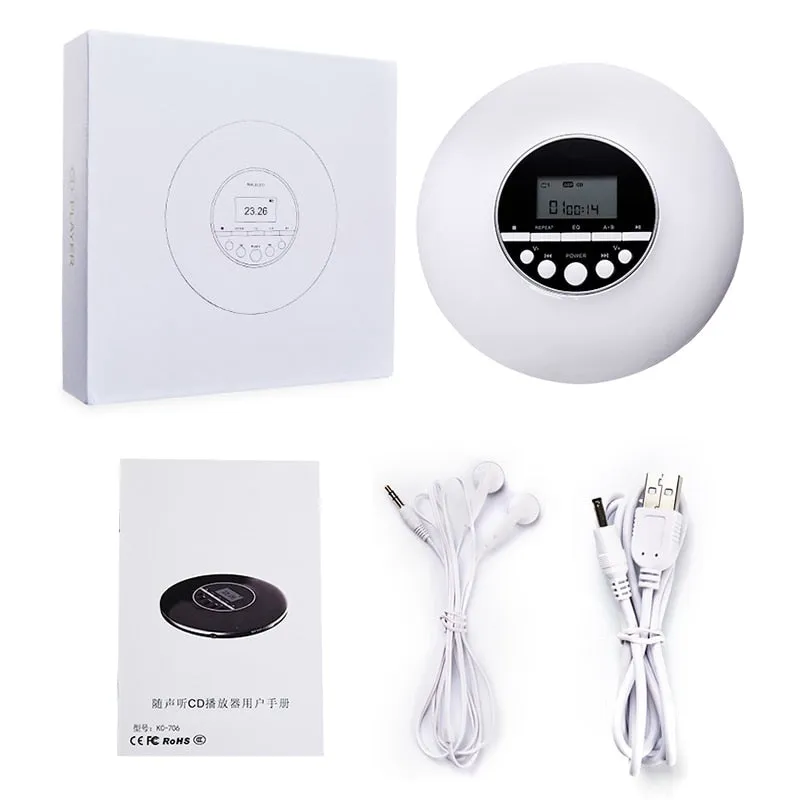 Portable CD Player With Earbuds