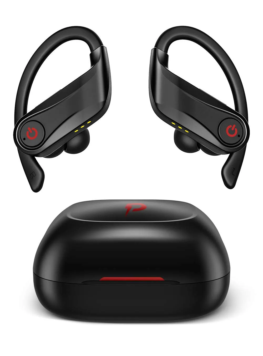 PowerHBQ True Wireless Bluetooth Sports Earbuds [With Charging Case]