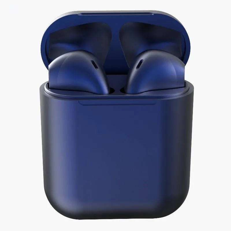 Rubber Matte Wireless Earbuds and Charging Case