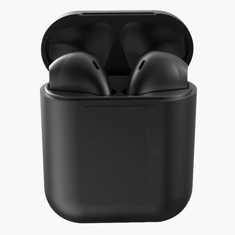 Rubber Matte Wireless Earbuds and Charging Case