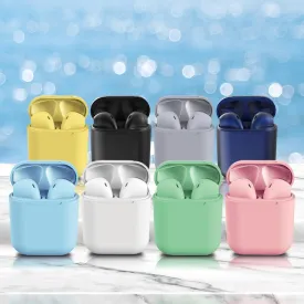 Rubber Matte Wireless Earbuds and Charging Case