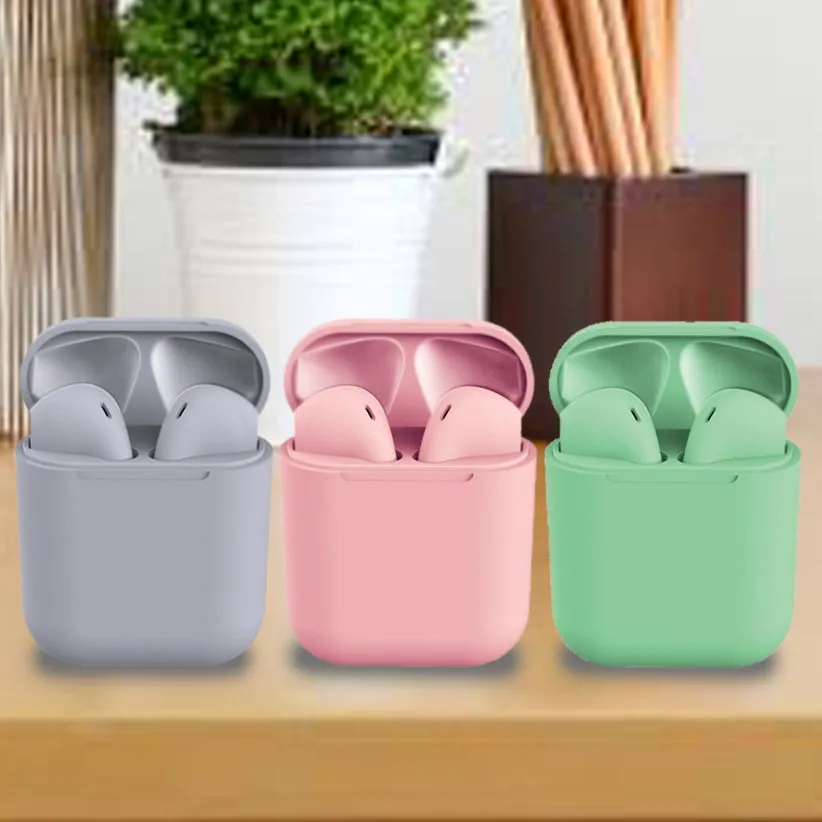 Rubber Matte Wireless Earbuds and Charging Case