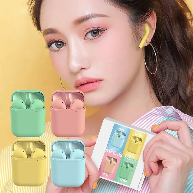 Rubber Matte Wireless Earbuds and Charging Case