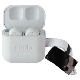 Sudio ETT Active Noise Cancelling True Wireless Earbuds - White (ETTWHT)