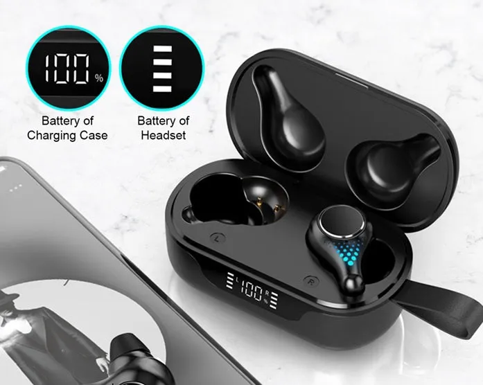 T8 - Bluetooth Earbuds High Definition Sound Noise Suppression