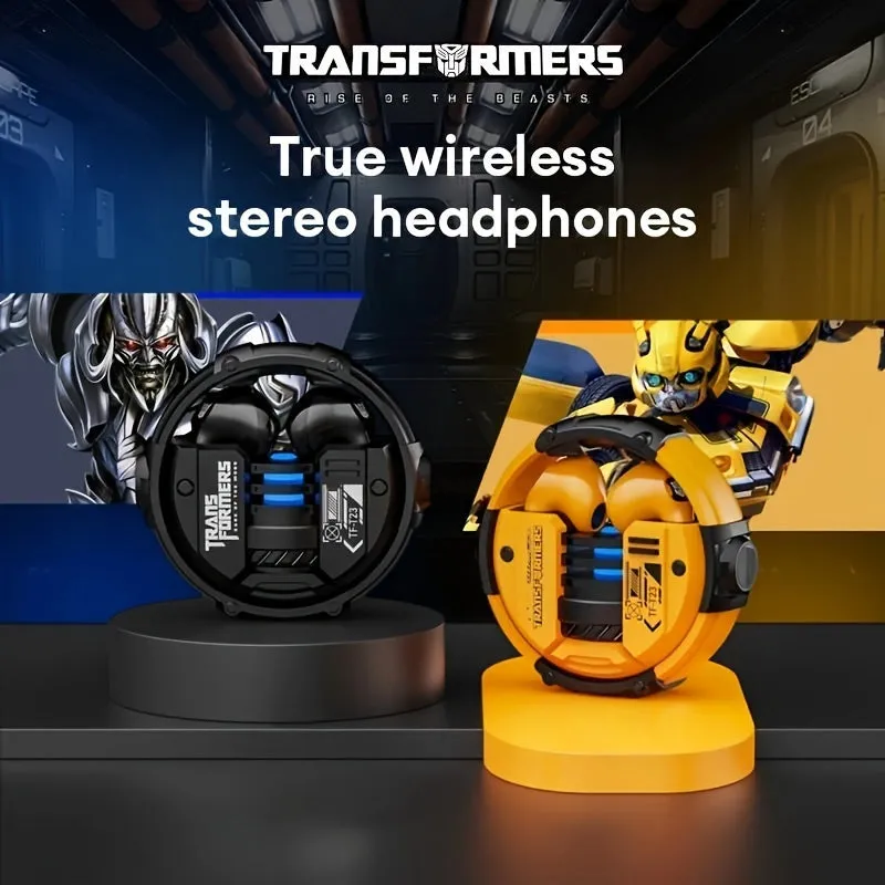 TRANSFORMERS TF-T23 Wireless Earbuds: Elevate Your Listening Experience With Immersive Audio Sync & Ergonomic Design, Wireless Earbuds, Featuring Extended Playtime