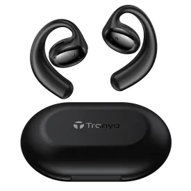 TRANYA Open Ear Bluetooth Headphones, Wireless Earbuds with APTX Adaptive Sound 16MM Large Driver, CVC8.0 Noise Cancellation, IPX5 Waterproof Sports Earbuds with 32H Playtime for Workout