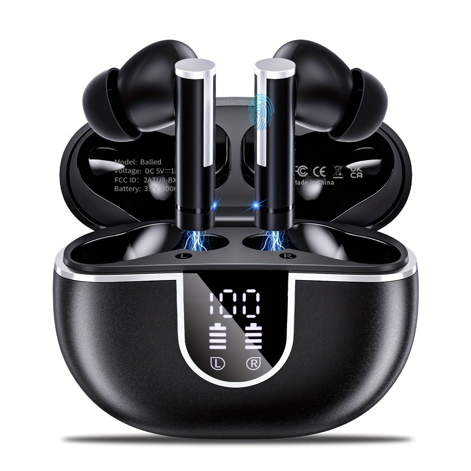 Unleash the Beat Wireless Earbuds with 40H Playtimes Charge Case