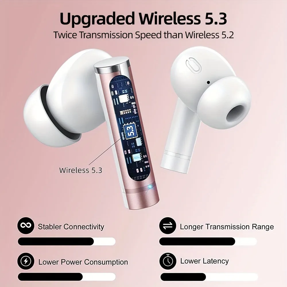 Unleash the Beat Wireless Earbuds with 40H Playtimes Charge Case