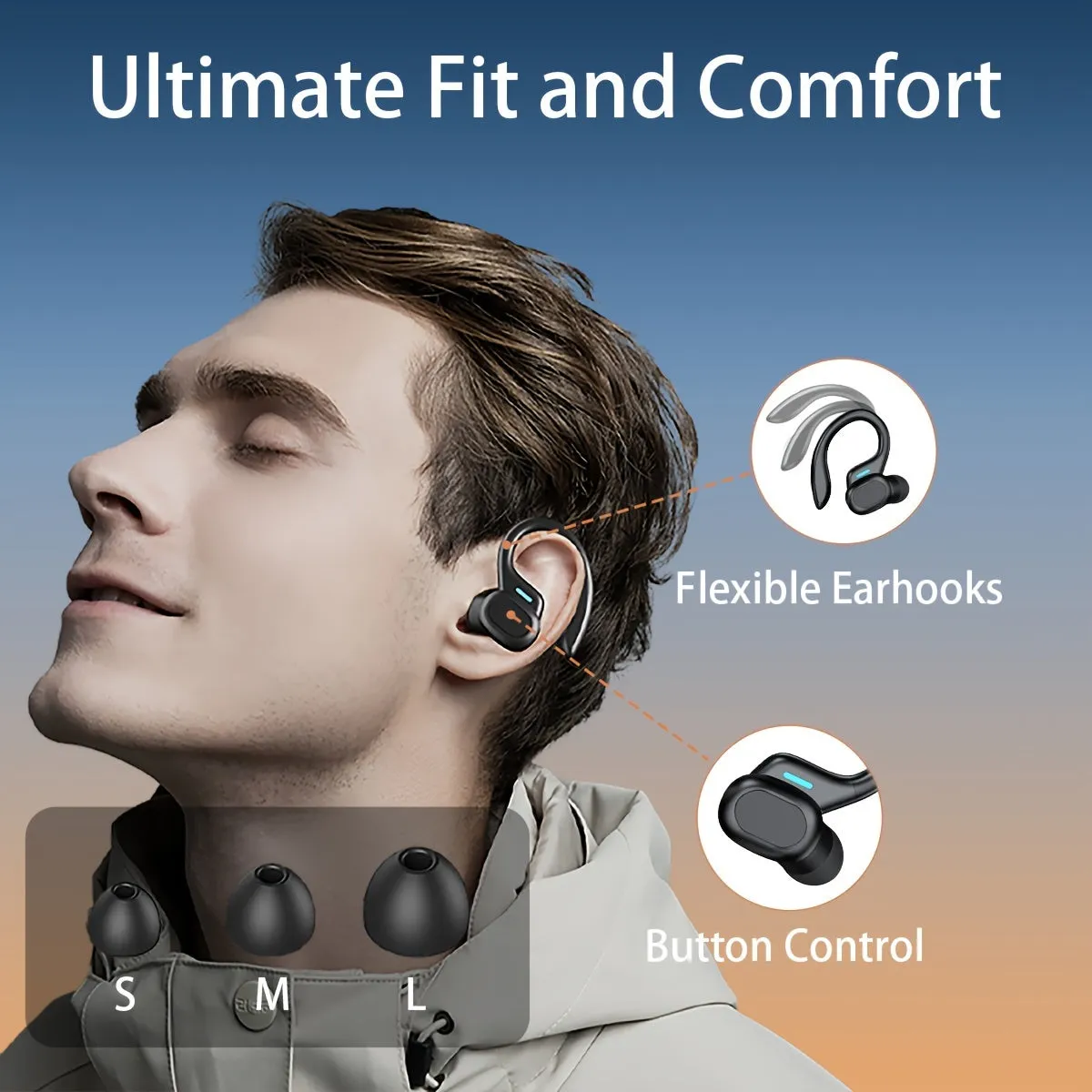 Untethered Freedom True Wireless Earbuds with Mic