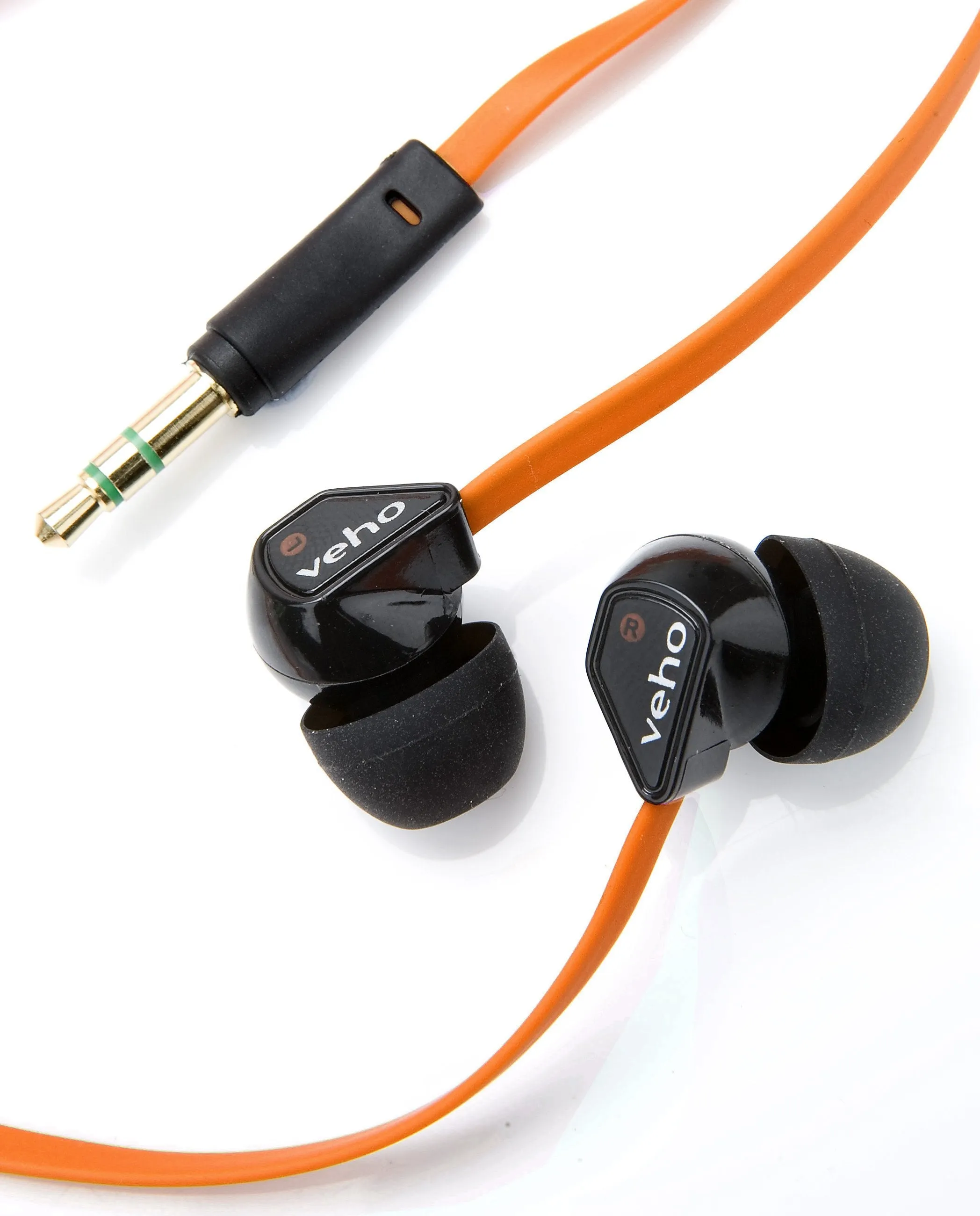 Veho 360 Z-1 Stereo Noise isolating Earphones with flex 'anti' tangle cord system